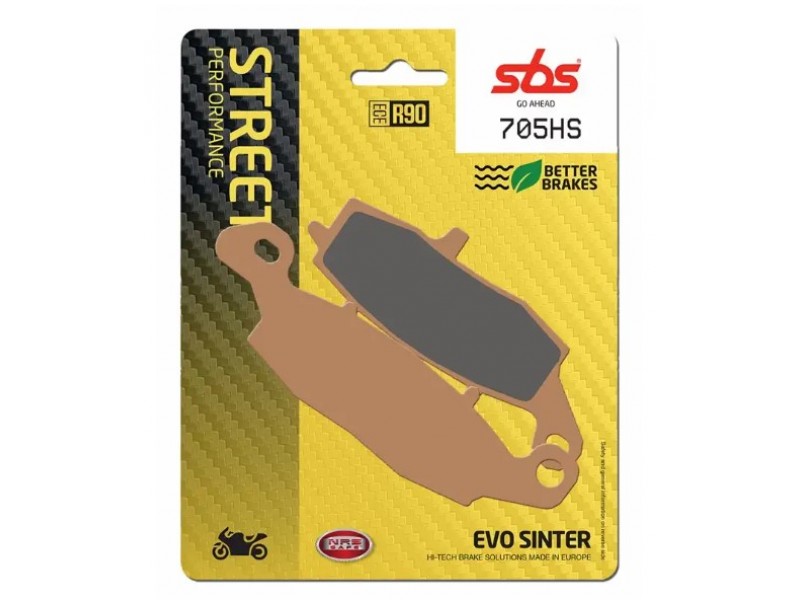 Гальмівні колодки SBS Performance Brake Pads / HHP, Sinter 705HS